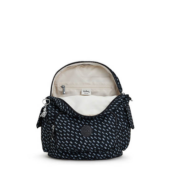 Sacs À Dos Kipling City Pack Small Printed Noir | FR 1699GS